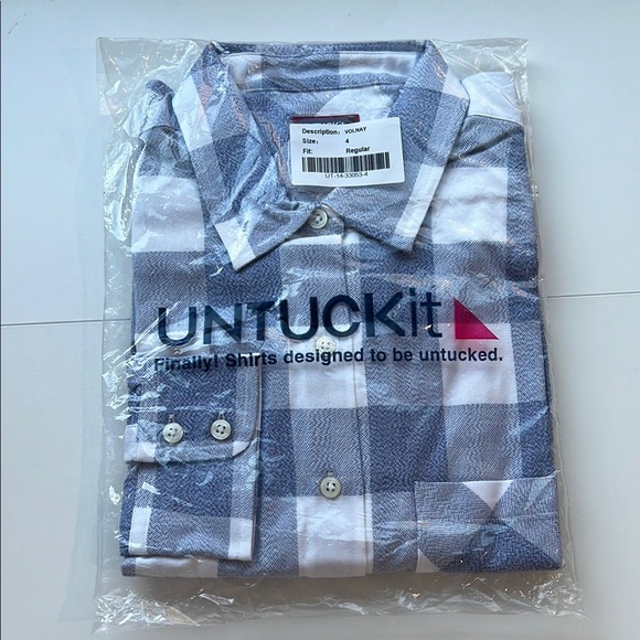 UNTUCKit Crispo Botton Down Womens 4 - Picture 3 of 4